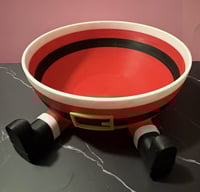 Image 1 of 🎅🍬 3D Printed Santa Bowl – Festive & Functional Holiday Decor