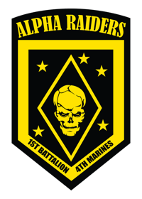 Image 3 of 1/4 ALPHA RAIDERS SHIELD - tee