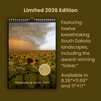 Image 1 of South Dakota Beauty 2026 – Fine Art Landscape Photography Calendar