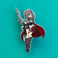 Lightning enamel pin