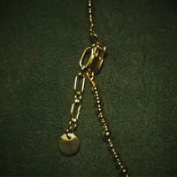 Image 5 of Custom Initial 18k Gold Choker Necklace - handmade in London