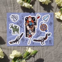 Image 1 of Horizon Zero Dawn sticker sheet (A6)