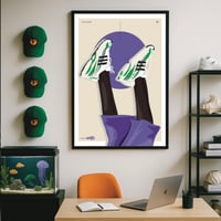 Image 2 of Sneaker Poster Adidas Adistar Jellyfish Pharrell Williams “Real Green”