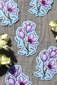 Image 1 of Saffron Flower / Crocus stickers