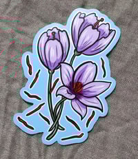 Image 3 of Saffron Flower / Crocus stickers