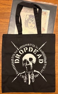 Image 2 of DROPDEAD "Warskull" Tote Bag