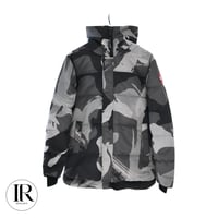 Image 1 of Canada Goose Expedition down Jacket | Hooded | Medium Length Coat | Gray Camo