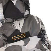 Image 4 of Canada Goose Expedition down Jacket | Hooded | Medium Length Coat | Gray Camo