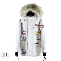 Image 1 of Canada Goose Lance Mackey Parka: Limited Edition White Jacket
