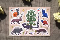 Image 2 of Funky Medieval Beasts sticker sheet