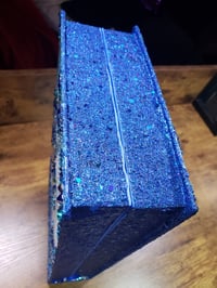 Image 5 of Blue Hand Decorated Handmade Magnetic Watercolor Shrine Your Choice Empty, or Full of paint