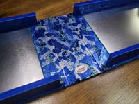 Image 10 of Blue Hand Decorated Handmade Magnetic Watercolor Shrine Your Choice Empty, or Full of paint