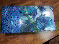 Image 11 of Blue Hand Decorated Handmade Magnetic Watercolor Shrine Your Choice Empty, or Full of paint