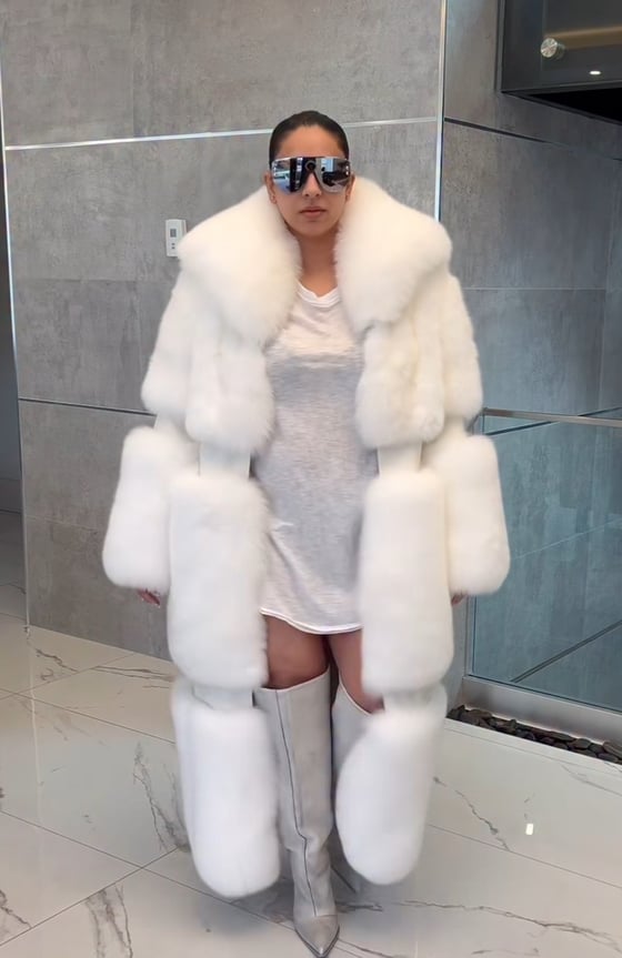 Image of WYNTER FOX FUR COAT