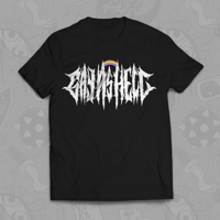 Image 2 of Gay As Hell Metal - T-Shirt