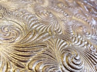 Image 7 of Golden Glorious Large Hand Painted & Rhinestoned Handmade Magnetic Makeup Shrine Makeup Not Included