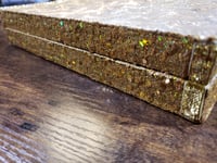 Image 9 of Golden Glorious Large Hand Painted & Rhinestoned Handmade Magnetic Makeup Shrine Makeup Not Included