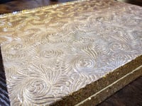 Image 13 of Golden Glorious Large Hand Painted & Rhinestoned Handmade Magnetic Makeup Shrine Makeup Not Included