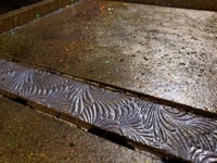 Image 14 of Golden Glorious Large Hand Painted & Rhinestoned Handmade Magnetic Makeup Shrine Makeup Not Included