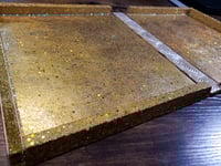 Image 17 of Golden Glorious Large Hand Painted & Rhinestoned Handmade Magnetic Makeup Shrine Makeup Not Included