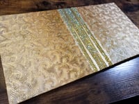 Image 18 of Golden Glorious Large Hand Painted & Rhinestoned Handmade Magnetic Makeup Shrine Makeup Not Included