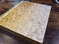 Image 2 of Golden Glorious Large Hand Painted & Rhinestoned Handmade Magnetic Makeup Shrine Makeup Not Included