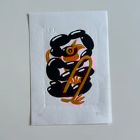 Image 1 of Rebound (2024), Limited edition lino relief print 