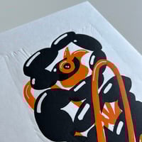 Image 2 of Rebound (2024), Limited edition lino relief print 