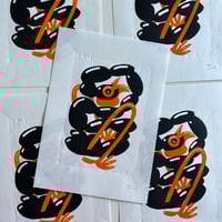 Image 3 of Rebound (2024), Limited edition lino relief print 