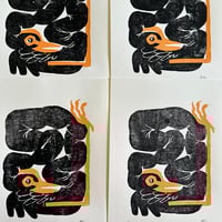 Image 3 of Untitled (2022), Limited edition lino relief print 