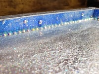 Image 12 of Spring Flowers Large Hand Painted & Rhinestone Decorated Handmade Magnetic Makeup Shrine (Makeup Not