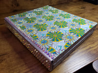 Image 19 of Spring Flowers Large Hand Painted & Rhinestone Decorated Handmade Magnetic Makeup Shrine (Makeup Not