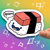 Image 1 of Talking Spam Musubi Sticker