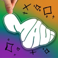 Image 3 of Shape of Maui Decal Stickers