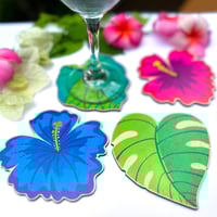 Image 5 of Botanical Floral Coaster Set