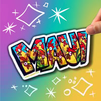 Image 1 of Maui is Full of Chickens Sticker