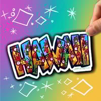 Image 1 of Hawaii is full of Chickens Sticker