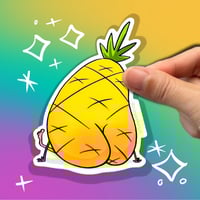 Image 1 of Pineapple Booty Sticker