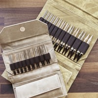 Image 1 of Lykke Umber Interchangeable Knitting Needle Sets - 3.5" & 5"
