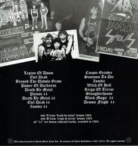 Image 2 of DEATH "Death By Metal / Reign Of Terror: The Demos" LP