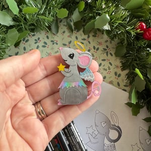 Image of DIY Merry Christmouse Brooch