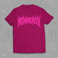 Image 5 of Kissing Men Is Metal - | Pink Logo | T-Shirt