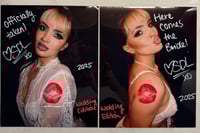 KISSED AND SIGNED BRIDAL 8x10 2 PACK