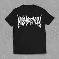 Image 2 of Kissing Men Is Metal - | White Logo | T-Shirt