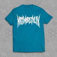 Image 3 of Kissing Men Is Metal - | White Logo | T-Shirt