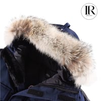 Image 3 of Canada Goose Resolute Parka | Down Winter Coat | Navy Blue