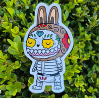 Image 1 of Labubu Calavera Vinyl Sticker