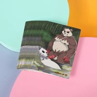 Image 4 of "Pandas at the Hotspring" Art Card Series 1 Limited Edition of 20
