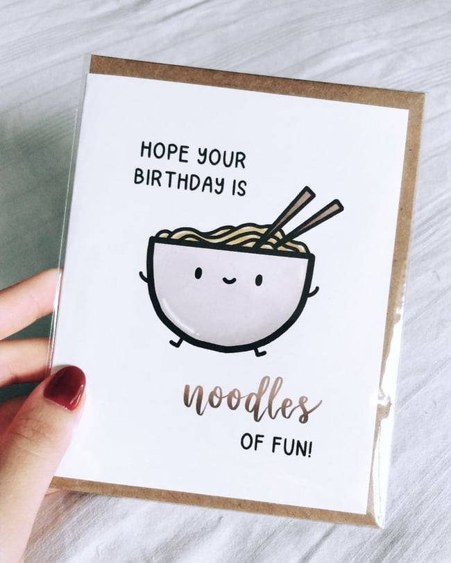 Ramen - Birthday Card