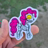 Image 1 of Pony Calavera Vinyl Sticker